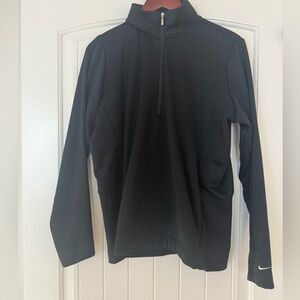 Nike Golf Black Half Zip-Up Pullover Athletic Sweatshirt Women’s Size XL